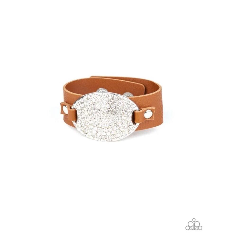 Paparazzi URBAN BRACELET - BETTER RECOGNIZE - BROWN